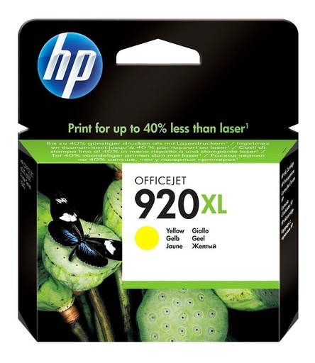 [884420772446] Cartucho Hp 920XL Amarillo CD974AL
