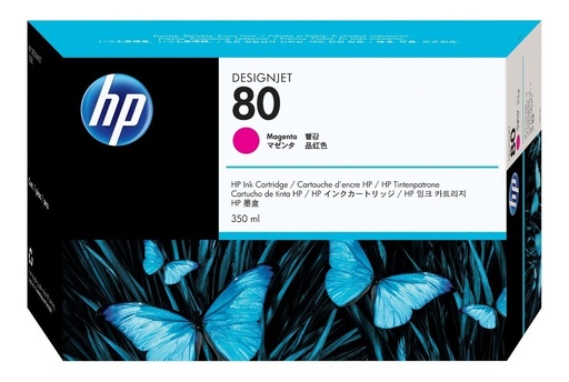 [88698629178] Cartucho Hp 80 350ml Magenta C4847A