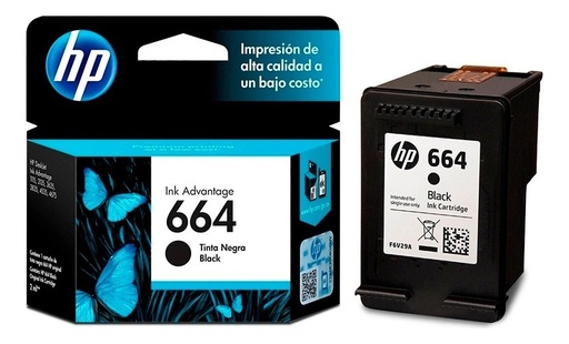 [889296597148] Cartucho Hp 664 Negro F6V29AL Original