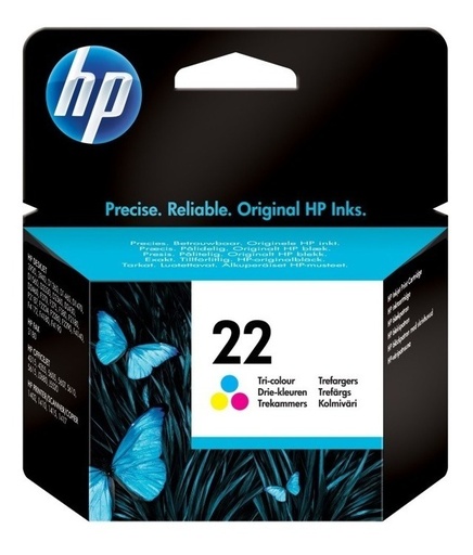 [829160902227] C. Cartucho Hp 22 Tricolor Original