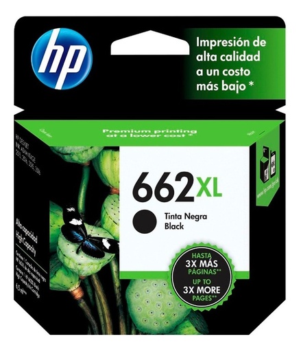 [886112670139] Cartucho Hp 662XL Negro CZ105AL