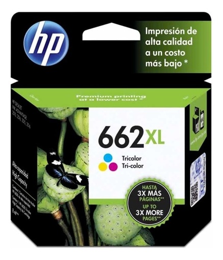 [886112670146] Cartucho Hp 662XL Tricolor CZ106AL