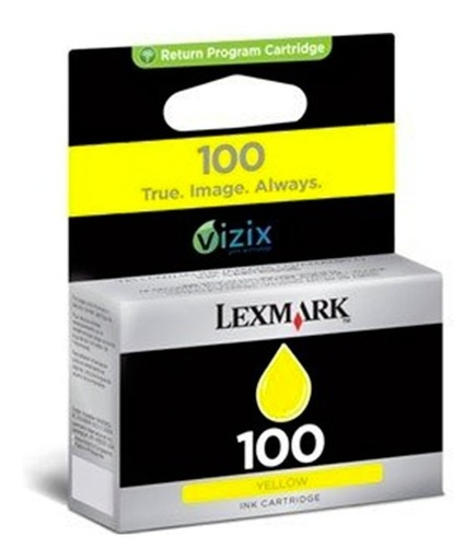 [734646966412] Cartucho Lexmark 100 Amarillo Original