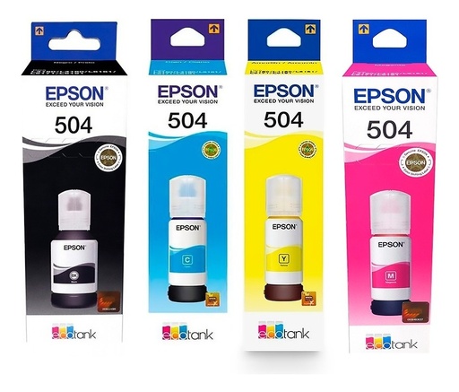 [COMBOEPSON504] Combo Epson 504 Original T504 x 4 unidades