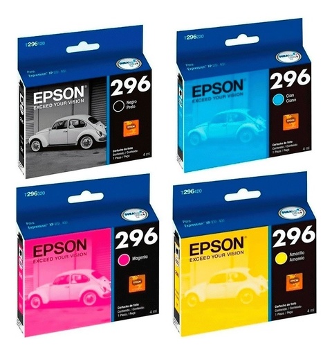 [COMBOEPSON296] Combo Epson 296 Colores