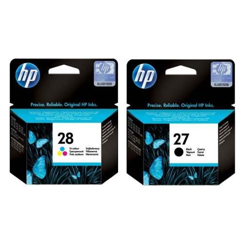 [COMBOHP2728] Combo Cartuchos Hp 27 Hp 28 Original