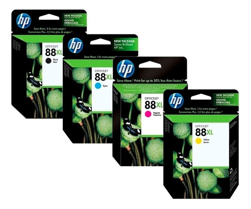 [COMBOHP88XL] Combo Cartuchos Hp 88XL