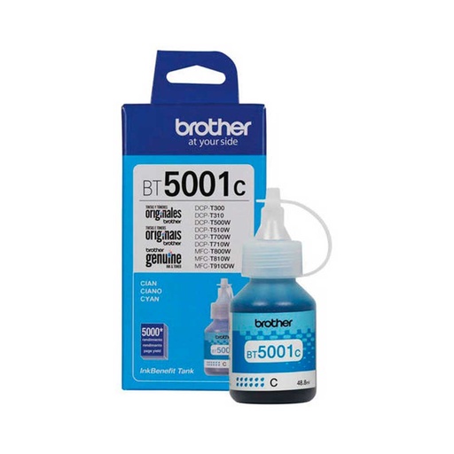 [012502641018] Tinta Brother BT5001C Cian 5000 Paginas