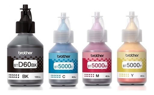 [combobrothert300] Combo Tinta Brother Dcp T300 T500 T700 Bt6001 + Bt5001 Orig