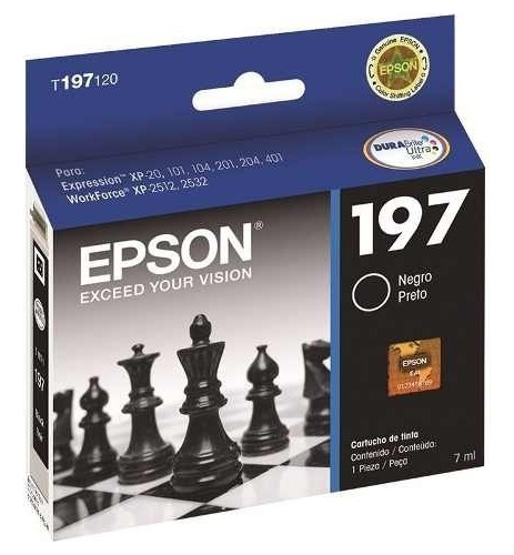 [010343902350] Cartucho Epson 197 Original Alto Rendimiento