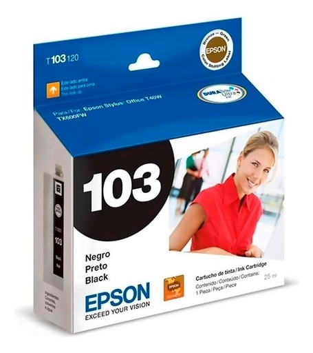 [010343868847] Cartucho Epson 103 Negro Original