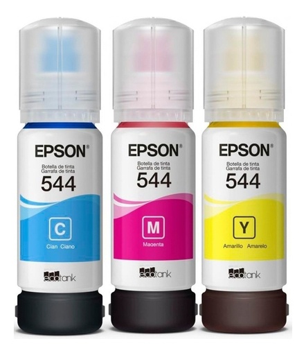 [544x3color] Combo Tinta Epson 544 Colores x 3