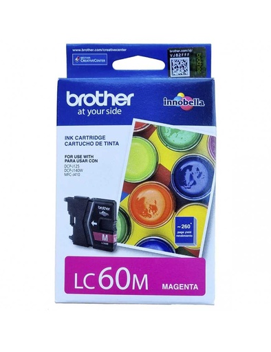 [012502627180] Cartucho Brother LC60 Magenta LC60M Original