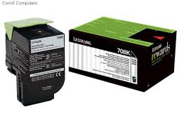 [734646436656] Toner Lexmark 708K Negro 70C80K0 Original