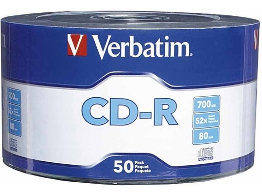 [VERBATIMCD] Verbatim Cd Virgen 52x 700mb Bulk X50 Unidades