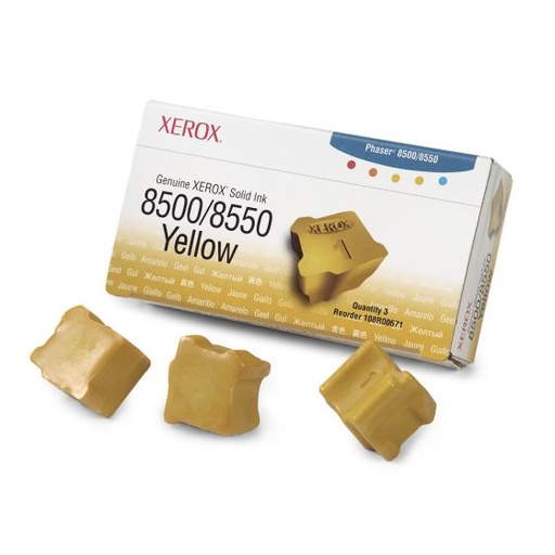 [095205242362] Tinta Solida Xerox 108R00671 Amarilla Original Xerox Solid Ink 8500/8550 Yellow