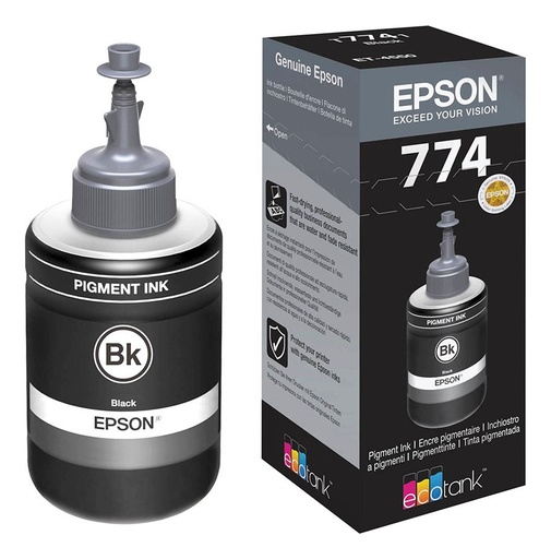[010343905993OEM] Tinta Epson 774 Negro T774120 Original OEM SIN CAJA