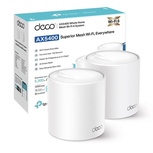 [4897098689318] TP-Link Mesh Deco X60 AX5400 2 Pack