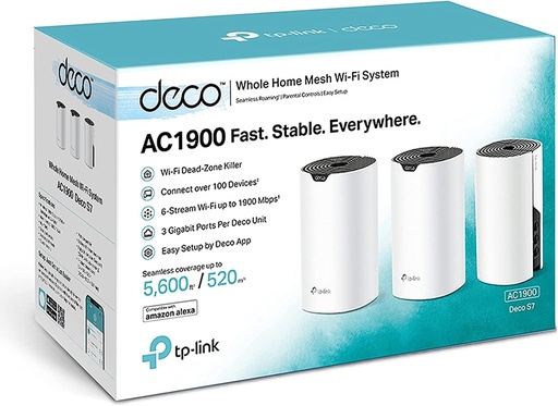 [6935364073022] TP Link Mesh Deco S7 AC1900 3 Pack