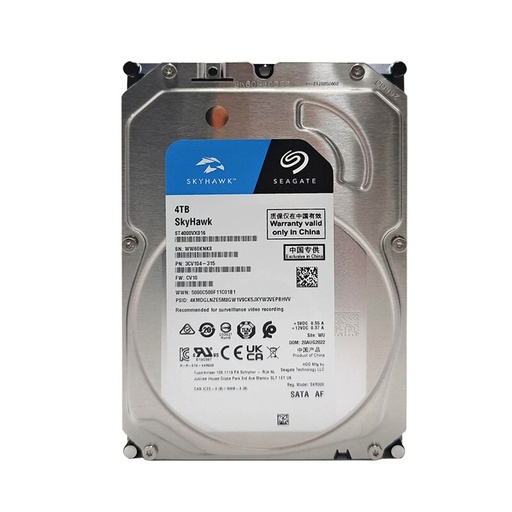 [8719706025683] Disco Duro Interno Seagate Skyhawk 4Tb Hdd Sata 3 2XG104-300