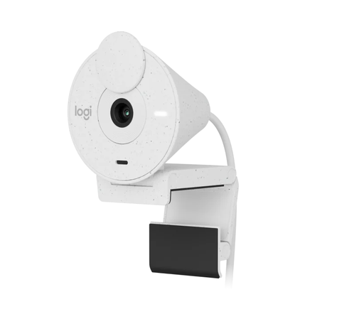 [097855178909] Camara Web Logitech BRIO 300 Full HD 1080p Color Blanco 960-001440