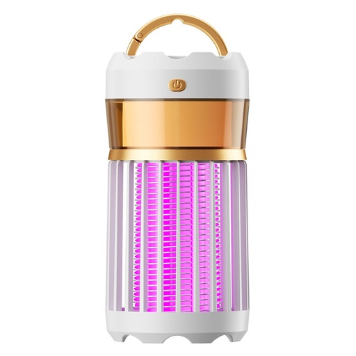 [7791234000012] Lampara Mata Mosquito Off Luz Led USB Campamento Recargable color blanco