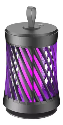 [7791234000006] Lampara Led UV OFF Mata Mosquito con carga USB color gris
