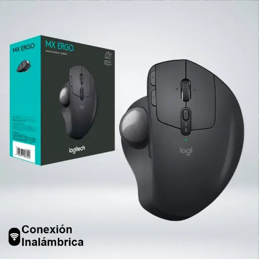 [097855186805] Mouse Logitech Wireless Trackball Ergo M575S 910-007031