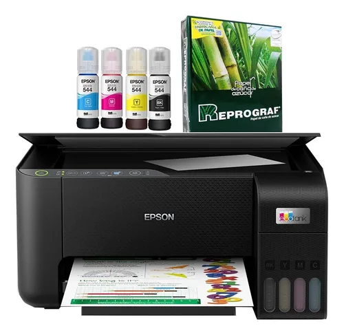[L3250/RESMAA4] Impresora Multifunción Epson EcoTank L3250 con wifi + Resma Report A4