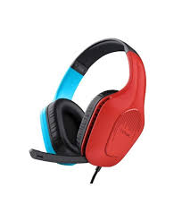 [8713439254235] Auricular Trust GXT 416S Zirox Gaming Color Celeste y Rojo
