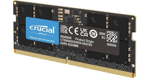 [649528906519] Memoria Ram Crucial 8gb DDR5-4800 SODIMM 8GB