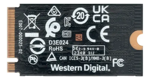 [WDM2512GBOEM] Disco Western Digital M2 512GB OEM CORTO