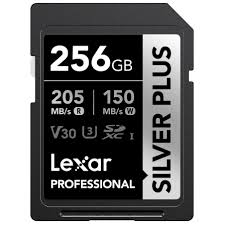 [843367134144] Tarjeta SD 256GB Lexar Professional Silver Plus