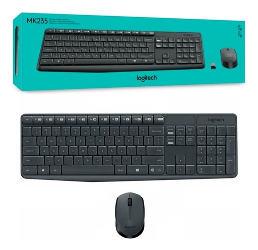 [097855120199] Teclado+Mouse Logitech Wir MK235 Grey 920-007901