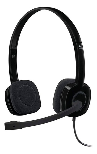 [097855112866] Auricular c/Microfono Logitech H151 Blk 1 Jack 981-000587