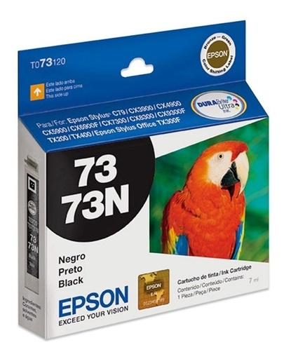 [010343858862] Cartucho Epson 73N Negro Original T073120