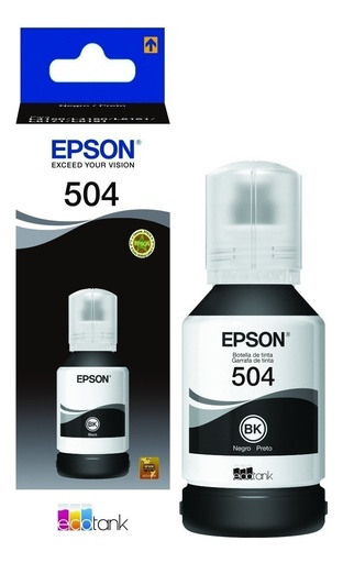 [010343938748] Tinta Epson 504 Negra T504120 Original