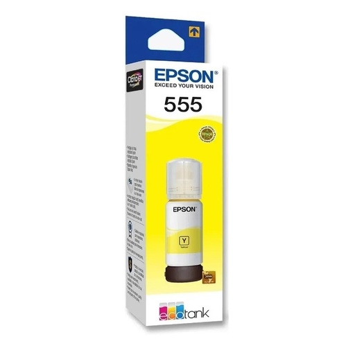 [010343959132] Tinta Epson 555 Amarillo T555420 Original